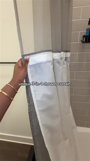 Unique 3-in-1 Shower Curtains for Affordable Bathrooms