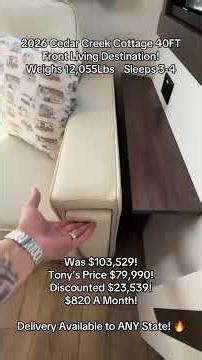 Cedar creek cottage front living destination #Property #Destination #Cottage