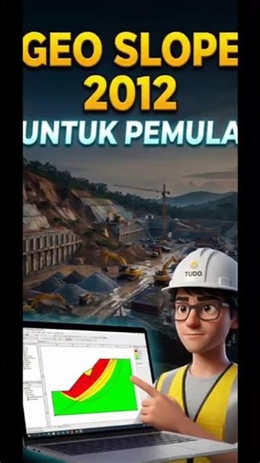 Tutorial GEO SLOPE 2012 Lengkap Bahasa Indonesia untuk Pemula #fypage #fypシ #fypシ゚viral #fyp #fy