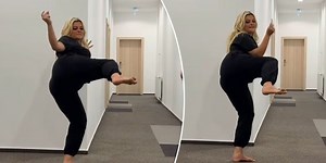 Bebe Rexha releases video of herself twerking backstage at a festival in Romania