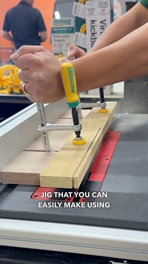 Building smarter, not harder. 💪 MATCHFIT Dovetail System, any 14° x ½” groove becomes a clamp track for endless jig setups — like this edge tapering jig! Create custom grooves and clamp virtually anywhere with the innovative dovetail clamp design. https://www.microjig.com/collections/matchfit?sca_ref=7546546.S3tELOxVqX | Microjig