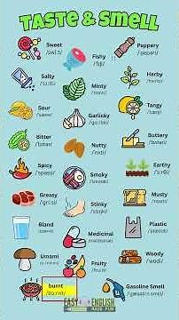 Learn 26 useful English words to describe taste and smell