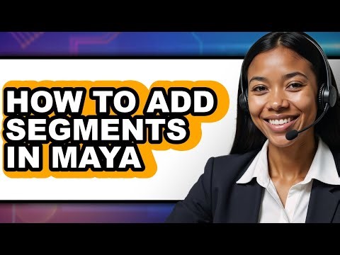How to Add Segments in Maya (only Way)