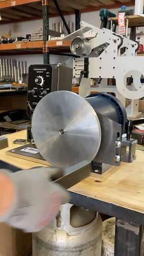 9.2K views · 95 reactions | Beaumont KMG 9 inch horizontal disc grinder with the optional disc work rest has a dependable miter adjustment for repeatable 45 degree changes in the table angle. The disk rest can also be adjusted up/down and in/out for greater use of the 9 inch flat disc or beveled disc. . . . #cantstop #adjustable #discgrinder #beltgrinder #knifemakingcommunity #blacksmithshop #metalworkshop #beaumontsharp | Beaumont Metal Works, Inc | Facebook