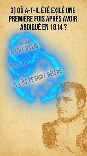 Petit quiz sur Napoléon #histoire #quiz