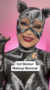 Catwoman Cosplay: Makeup Removal Process