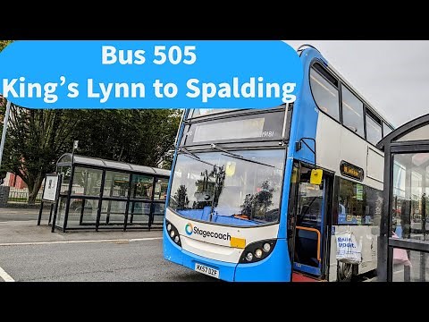 Norfolk | King's Lynn | bus 505 from King's Lynn to Spalding, UK| August 2023