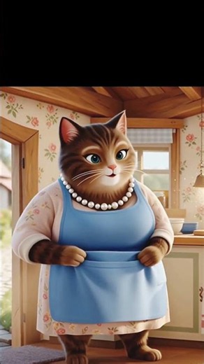 🐱🛍️ Cute Cat Family Gets Ready for Shopping