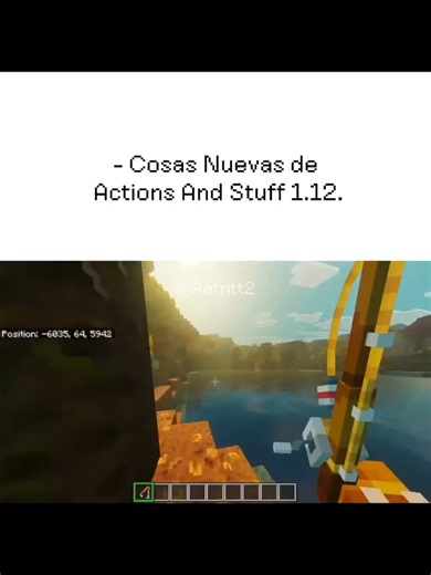 Cosas Nuevas de Actions And Stuff Update 1.12. #minecraftbedrock #texturepack #actionandstuff #newupdate #texture #bedrock #vibrantvisuals #Minecraft #gaming #minecraft #minecrafttutorial #fyp
