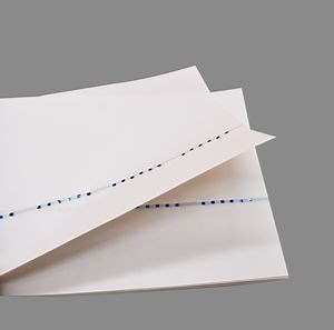 [Hot Item] 90g Cotton and Linen Security Paper with Embedded Interrupted Anti-Counterfeiting Thread