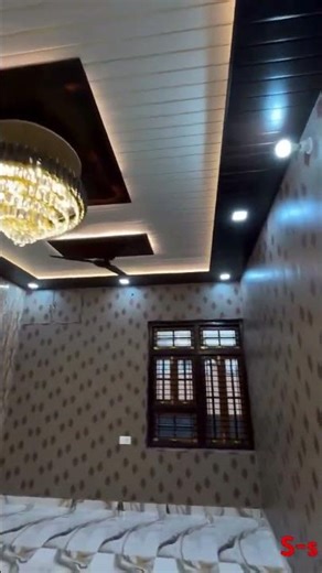 Pvc bedroom best design 🌀🫣↓ ​⁠#shorts #pvc #pvcceiling