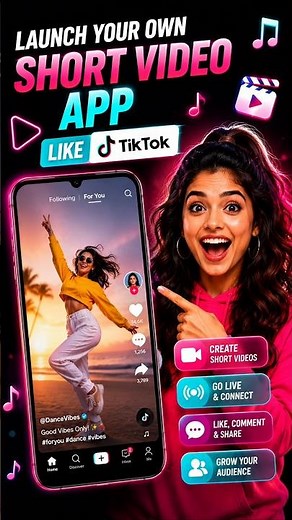 The Fastest Way to Launch a TikTok Clone 🚀 #shortvideoapp #appdemo