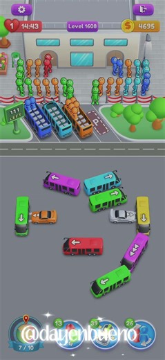 Crowd Express Level 1608 #crowdexpressalllevels #awesomegameplay