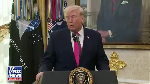 BREAKING: President Trump gives an update on negotiations and war with Iran:"I can tell you they'd like to make a deal.""Their Navy's gone, their Air Force is gone, their communications are gone... We are roaming free over Tehran."