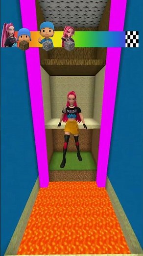 Kpop Demon Minecraft Jump Challenge pt.8 #minecraft #kpop