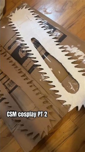 Chainsaw man cosplay - Arms are coming together nicely!