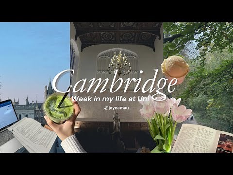 week in my life at cambridge university vlog 🤍🥂🎞🕯☕️📖