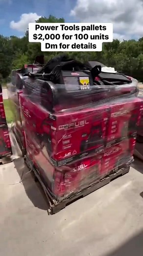 🔧 Power Tool Pallets for Sale – Wholesale & Liquidation Deals Looking for power tool pallets at unbeatable wholesale prices? Our power tool liquidation pallets are packed with high-demand tools perfect for resellers, contractors, bin stores, flea markets, and online sellers. Whether you flip on Amazon, eBay, Facebook Marketplace, or TikTok Shop, these pallets are built for maximum profit. We offer brand-name power tool pallets sourced from major retailers, overstock, shelf pulls, and customer r