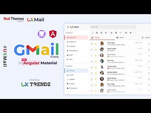Angular + Material Template | Gmail Redesign