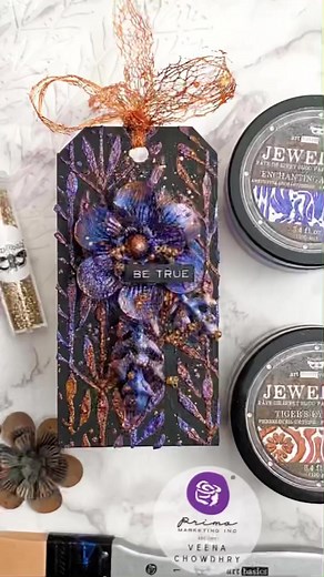 Hello Crafty People!Today I am sharing a quick video on "How To Pastes". For this project I am using beautiful "Jewel Texture Pastes". They are very dimensional, have beautiful shimmer and grainy texture. They are great for adding texture to the base - you can directly apply them randomly or through the stencil.You can paint the embellishments with them directly or add water to add some color variations.Finnabair "Jewel Texture Pastes" comes in various colors so do check them out. :) Happy Craft