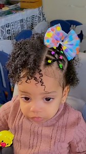 Beautiful and easy curly hairstyle idea for my curly hair girlies 🎀✅ | Zoey Amy & Amara
