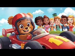 Fun kids racing car game - Kids game of Red car racing - Android Gameplay