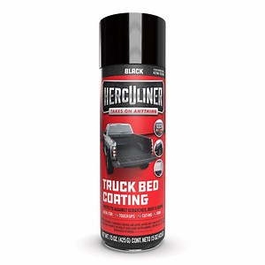 Reviews for Herculiner 15 Oz. Solid Flat/Matte Black Exterior Aerosol Spray Paint Truck Bed Liner | Pg 1 - The Home Depot