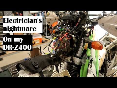 DR-Z400S Wiring Upgrades - A Huge Mess that Needs Fixed!