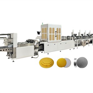 [Hot Item] Fully Automatic Cake Base Board Drum Pad Circle Mat Square Round Edge Wrapping Manufacturing Machine