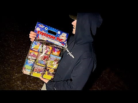 THE EXPLOSIVE BAG FIREWORK ASSORTMENT $60