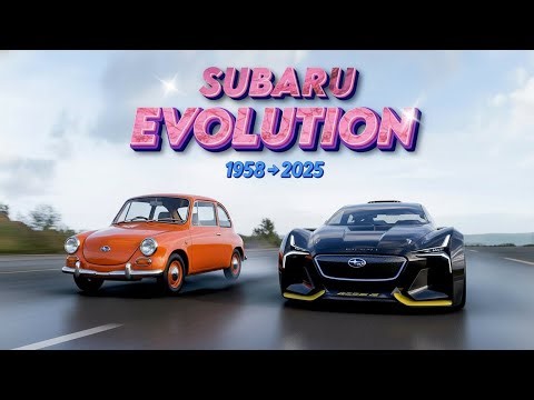Subaru Cars Evolution 1958–2025 | Ultra-Realistic Cinematic Transformations