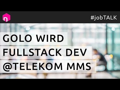 Golo Roden wird Fullstack Developer bei der Telekom MMS (ehemals T-Systems MMS) // deutsch