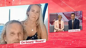 A pair of sailors have encountered massive pumice island floating in the Pacific. Michael Hoult and Larissa Brill talked to us about their experience. | Seven Sharp