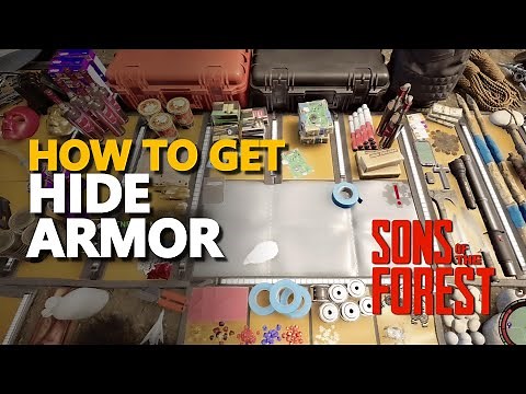 How to get Hide Armor Sons Of The Forest