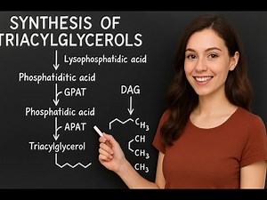 Synthesis of Triacylglycerols | Pathway, Enzymes & Regulation | Biochemistry Lecture