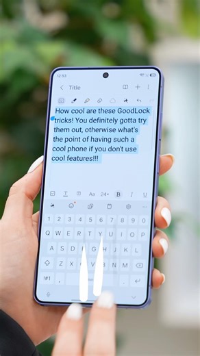 Samsung Keyboard Gestures 😮