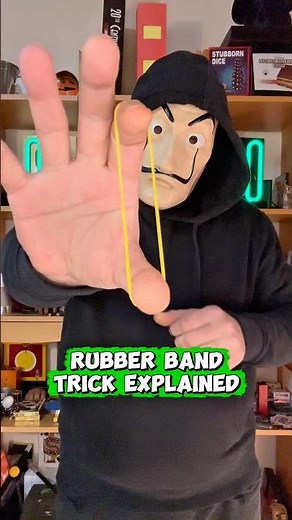 Easy Rubber Band Trick Explained 🪄#magic #tricks #magictricks #foryou