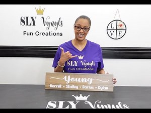 QUICK and EASY Sign using Ceramic Floor Tile! | Silhouette Studio