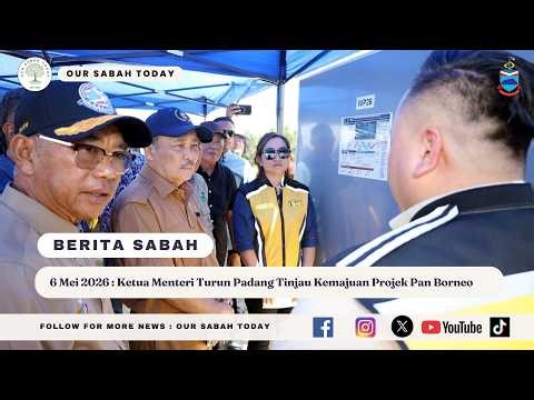 Ketua Menteri Turun Padang Tinjau Kemajuan Projek Pan Borneo