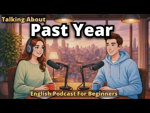 “Talking About the Past Year in English | English Podcast for Beginners (A1-B1)"