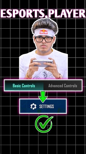 🔥 In-Game Settings of Esports Players | Pro Tips & Tricks for BGMI Players 💪 #bgmi #reels #shorts