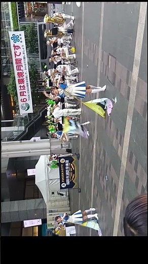 ♫ドレミの歌 福岡市消防音楽隊 カラーガード隊 F・Queens 博多駅駅前広場