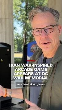 Iran war-inspired arcade game appears at DC war memorial