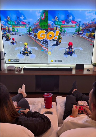 Mario Kart with Wife on 83