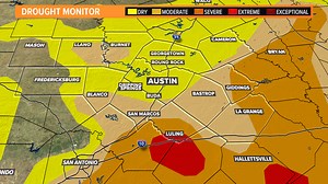 Central Texas weather: Drought conditions now showing marked improvement