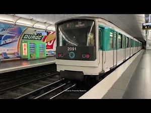 Le Métro à Paris, France - The Metro in Paris - 2024
