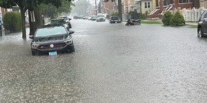 Chicago slammed with flash flooding after 5 inches of rain fall in few hours