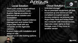 Argus Solutions Forum #2 - Switching to Argus