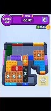 Color Block Jam Level 950 Solution Walktrough
