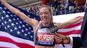 2024 Millrose Games: Elle St. Pierre sets U.S. mile record